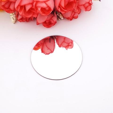 50 Uds pequeño espejo Adhesivo de pared redondo 3D acrílico puntos espejo pegatina decoración boda fiesta decoración 3cm,4cm,5cm,6cm ► Foto 1/6