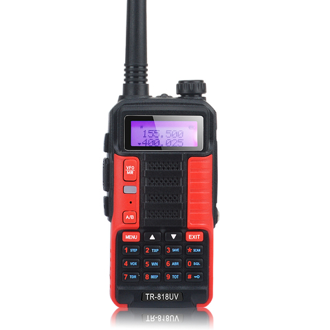 De Baofeng TR-818UV 8W VHF UHF Walkie talkie FM con libre auricular ► Foto 1/6