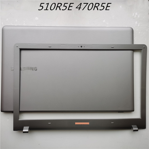 Carcasa superior para pantalla LCD, tapa de pantalla para Samsung np510R5E np470R5E 510R5E 470R5E, marco de carcasa frontal biselada, novedad ► Foto 1/5