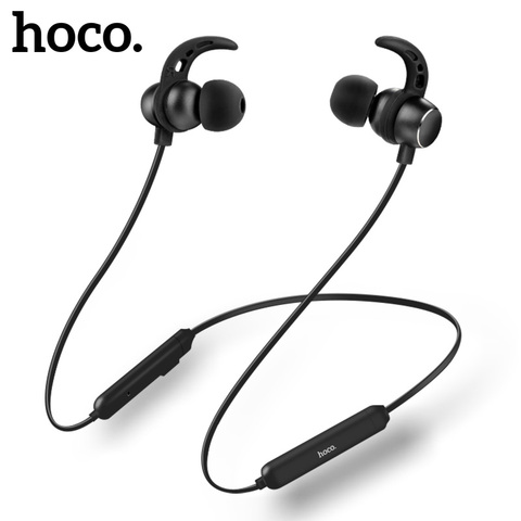HOCO auriculares Bluetooth deportivos IPX5 inalámbrico impermeable Auriculares auriculares con micrófono estéreo envolvente bajo para iOS Android auriculares ► Foto 1/6