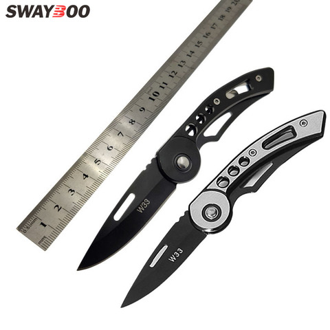 Swayboo-FD-W33 de acero inoxidable para acampada al aire libre, cuchillo de fruta EDC, minicuchillo plegable de bolsillo, pelador ► Foto 1/6