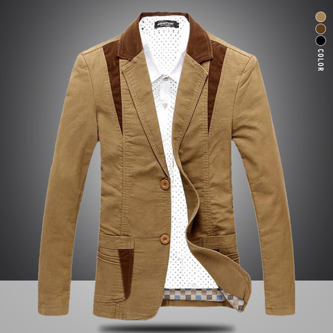 Marca Blazer informal para hombre diseñador de moda chaqueta de traje de hombre chaqueta de los hombres Masculino Slim ropa forzosamente Homme M ~ 6XL BF8012 ► Foto 1/6