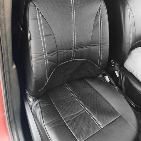 Funda Universal de cuero sintético para asiento de coche, cojín de cuero Artificial para las cuatro estaciones, herramientas de Interior ► Foto 1/6