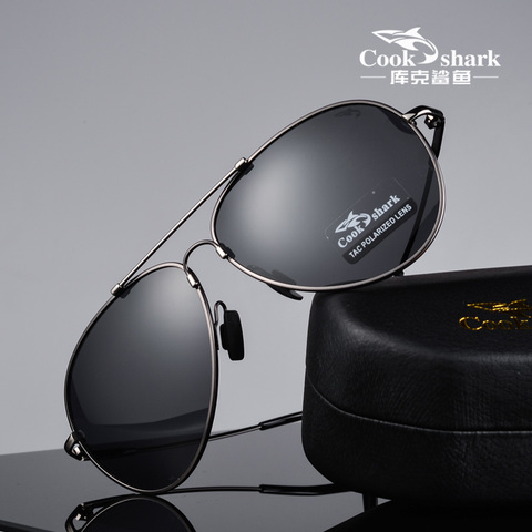 Cocinar tiburón 2022 nuevas gafas de sol hombres gafas de sol de color polarizado conducir conductor gafas estilo sapo marea ► Foto 1/6