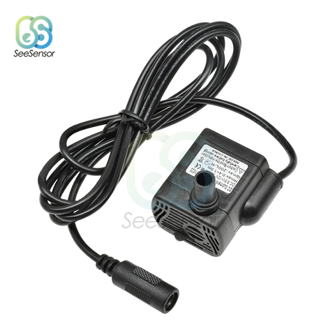 Mini bomba de agua CC/USB sin escobillas, 5V, 12V, 3W, 200L/H, sumergible, circulador para acuario ► Foto 1/1