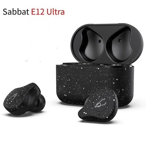 Sabbat-auriculares inalámbricos E12 Ultra TWS con Bluetooth, Qualcomm v5.0, aptX, deportivos, estéreo HiFi, reducción de ruido, PK x12 ► Foto 1/6