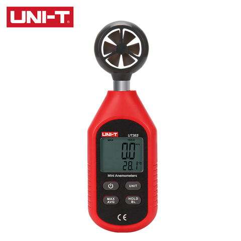 UNI-T-Mini probador de velocidad y temperatura del viento UT363/UT363BT, medición máxima del viento, 0,1 m/s, velocidad rápida del viento, 30 m/s ► Foto 1/6