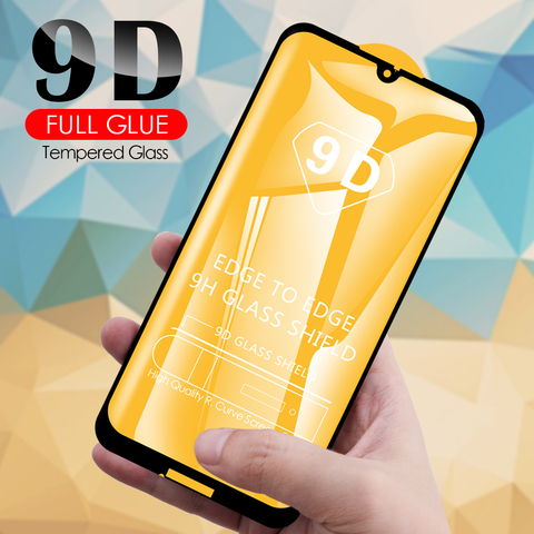 Protector de pantalla de vidrio templado 9D para Motorola Moto G9 G8 G7 G6 E6s E6 Plus Play Power Lite película de vidrio protectora de cubierta completa ► Foto 1/6