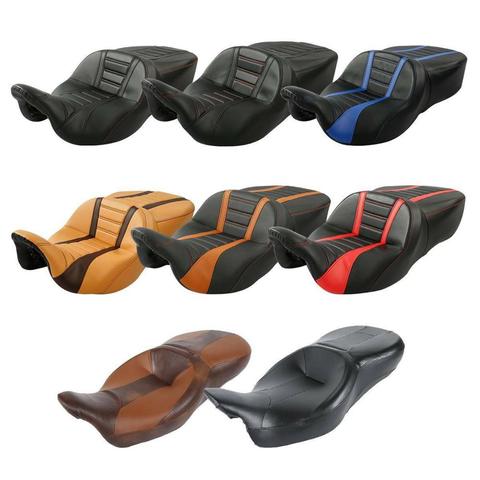 Motocicleta conductor asiento de pasajero 2 para Harley Touring camino rey carretera deslizamiento Street Glide CVO FLHR 2009-2022 ► Foto 1/6