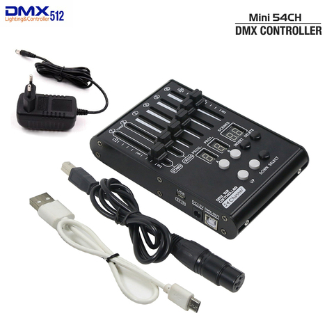 MINI consola DMX de 54 canales, controlador de luces de escenario, DMX 2022, para entretenimiento en casa, DJ, 512 ► Foto 1/6