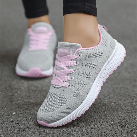 Zapatillas deportivas transpirables para mujer, zapatos blancos ultralivianos vulcanizados, informales para parejas ► Foto 1/6