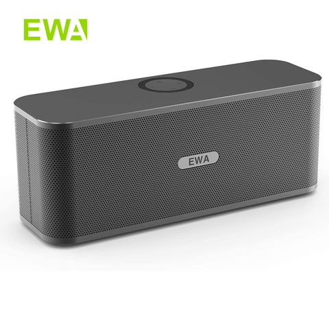 EWA-Altavoces W300 con Bluetooth, 2x6W, sonido estéreo fuerte, batería de 4000mAh, altavoz portátil inalámbrico para Fiesta al aire libre de viaje ► Foto 1/6