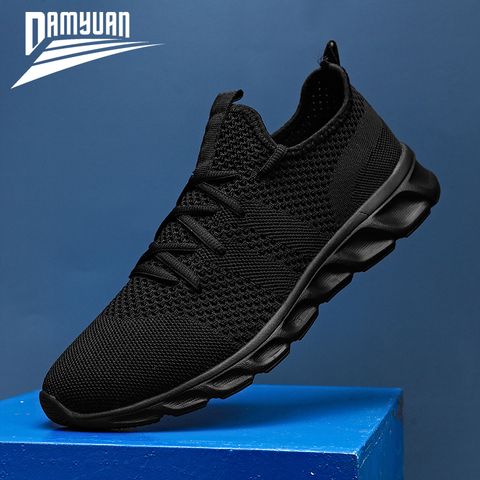 Damyuan-zapatos informales de talla grande 47 para hombre, zapatillas ligeras de malla, transpirables, para verano, 2022 ► Foto 1/6