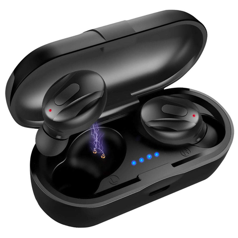 Auriculares inalámbricos miniauricular Bluetooth TW XG13, Auriculares deportivos para música, Auriculares bluetooth 5,0 con micrófono y cápsula de carga para ► Foto 1/6