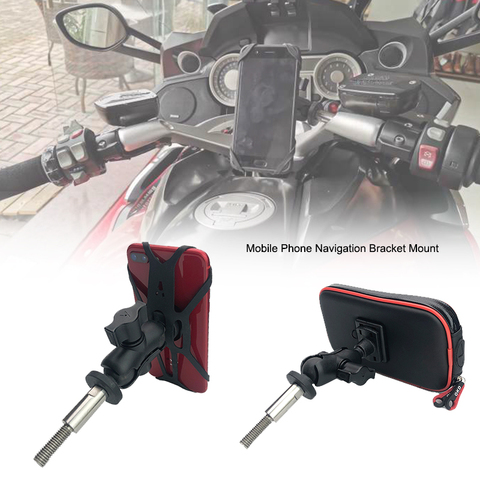 Accesorios de motocicleta GPS marco de navegación teléfono móvil soporte de montaje para BMW R1200 RT/R1200RT LC/R1250 RT/ k1600 GT/K1600 GTL ► Foto 1/6