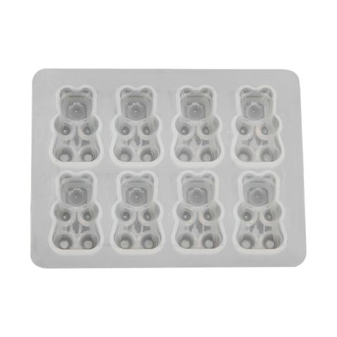 Molde de silicona con forma de oso para manualidades, molde de resina epoxi para joyería, colgante, X6HE ► Foto 1/5