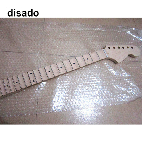 Disado 21 22 frets big headstock Frets Arce guitarra eléctrica cuello Arce Vieira fretboard sin pintura guitarra accesorios partes ► Foto 1/6