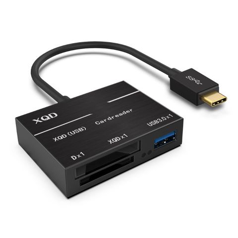 Nuevo tipo-C a XQD/SD de alta velocidad Tarjeta de lector USB3.0 Cámara equipo informático adaptador para Sony Serie G Lexar tarjetas XQD ► Foto 1/6