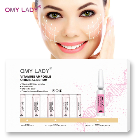 OMY LADY-suero facial, esencia blanqueadora hidratante, líneas finas, antiedad, antiarrugas, reparación nutritiva, 7 Uds. ► Foto 1/6