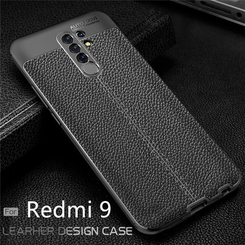 Para Xiaomi Redmi 9 para Redmi 9 Capas conchas TPU cuero Fundas Redmi 9 Una nota 8 T Pro 9 S Mi nota Lite funda ► Foto 1/6