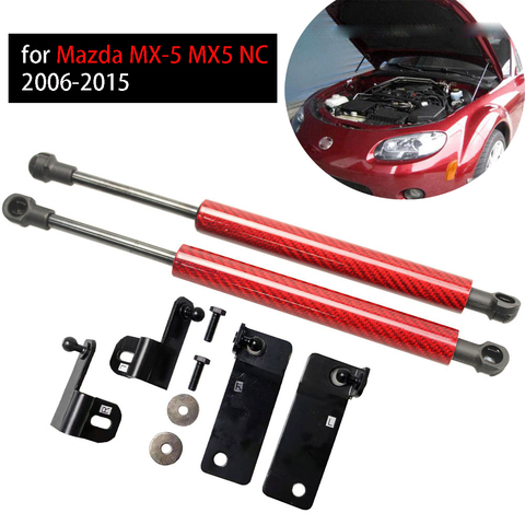 Para Mazda MX-5 MX5 NC 2006-2015 modificar Auto frente capucha de amortiguadores de Gas amortiguador levantar apoya ► Foto 1/6