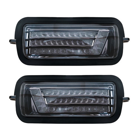 Luces LED DRL con función de señalización de giro, accesorios de estilo de coche, lámpara de giro, para Lada Niva 4X4 2022, 1995 ► Foto 1/6