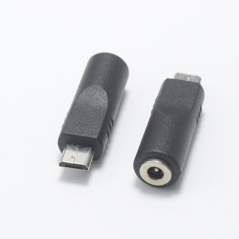 3,5*1,1mm conector hembra a Micro USB macho enchufe DC adaptador de alimentación para teléfono MP3 MP4 ► Foto 1/1