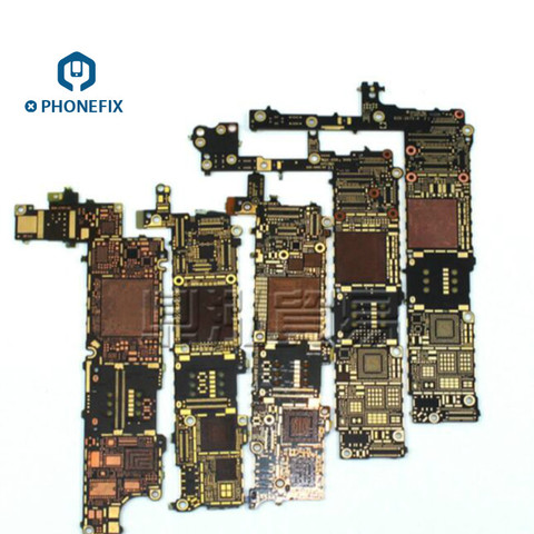 Placa base lógica de circuito PCB desnudo para iPhone 5 5S 5C 6 6P 6S 6SP SE 7 7P 8 8P X placa de circuito entrenamiento de habilidades no tablero de trabajo ► Foto 1/2