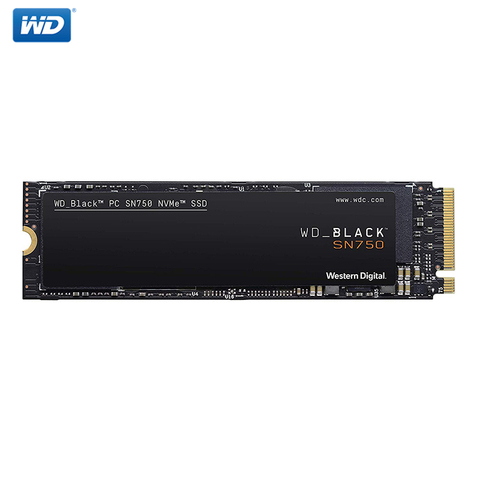 Unidad de estado sólido Digital occidental M2 WD Black SN750 SSD 1TB 250GB 500GB M2 2280 SSD NVMe Gen3 PCle 3D Nand SSD para PC ► Foto 1/6