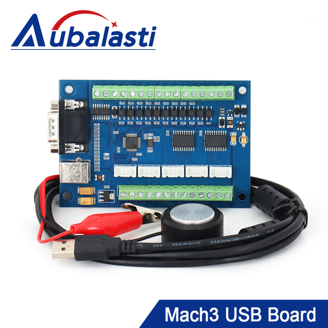 Tarjeta controladora de movimiento para grabado CNC MACH3, placa de conexión para grabado CNC de 12-24V, USB, 5 ejes, 100KHz, USB CNC ► Foto 1/6