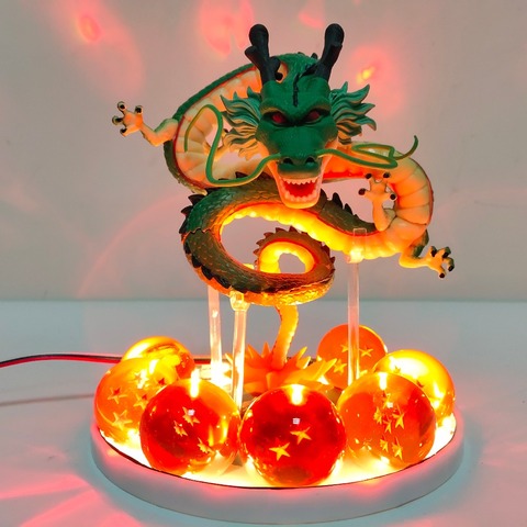 Figuras de acción de Shenlong, luces Led de noche, Shenrou, bolas de cristal, Control remoto, Figma, regalo de Navidad, juguetes, muñecas ► Foto 1/3