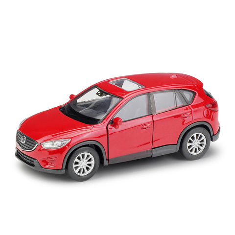 Mazda-Coche de juguete a presión fundido a presión para niños, vehículo de juguete con CX-5 extraíble, colección de aleación, puerta abierta, 1/36 ► Foto 1/5