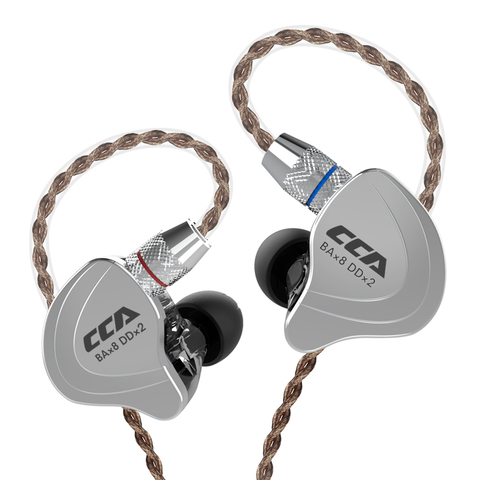 Cca C10 4ba + 1dd Hybrid In Ear auricular Hifi Dj Monito Running auriculares deportivos 5 Unidad auriculares con cancelación de ruido auriculares ► Foto 1/6