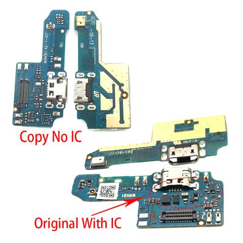 Puerto de carga USB para micrófono, placa de conector de micrófono, piezas de reparación de Cable flexible para Asus Zenfone Max Plus M1 ZB570TL X018D ► Foto 1/2