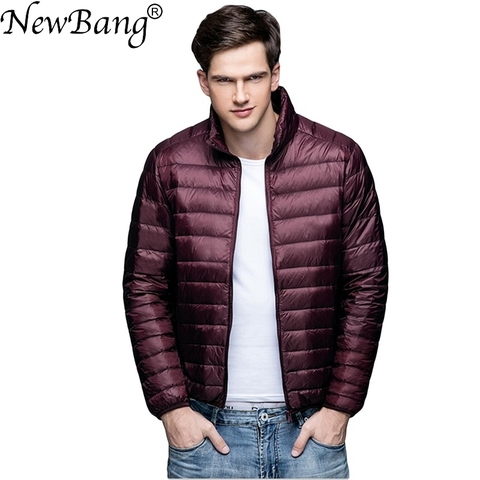 NewBang-Chaqueta de plumón ultraligera para hombre, chaqueta de plumas cortavientos, abrigo ligero y portátil ► Foto 1/6