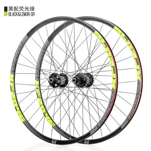 KOOZER XF2046-juego de ruedas para bicicleta de montaña, de 26/27, 5/29er pulgadas, 72 anillos, 4 rodamientos, QR Thru o QR, uso de ruedas XM490 hub 8 9 10 11 velocidades ► Foto 1/6