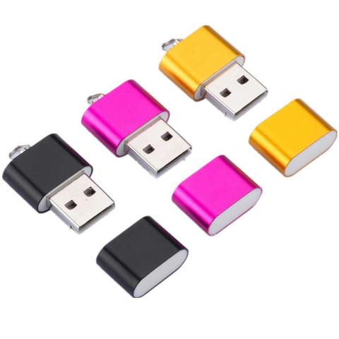 Minilector de tarjetas de memoria, adaptador USB 2,0 de alta velocidad, interfaz para Micro SD, TF, T-Flash, para PC ► Foto 1/6