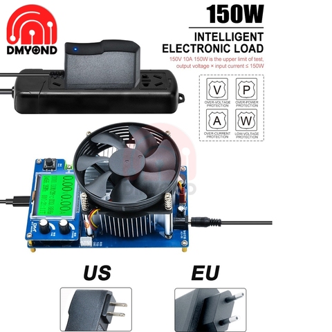Probador de capacidad de batería Digital, voltímetro de 150W, indicador de carga electrónica de corriente constante ajustable, medidor de corriente, detección ► Foto 1/6