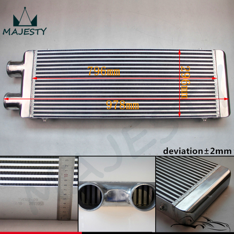 FMIC-Intercooler lateral para Celica MR2 RX7 Eclipse, 3 