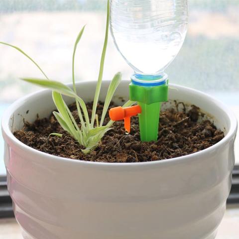 Riego por goteo de la planta del sistema de bebederos DIY automática goteo de agua picos cono regar las plantas planta Spike gotero 1 Pc ► Foto 1/6