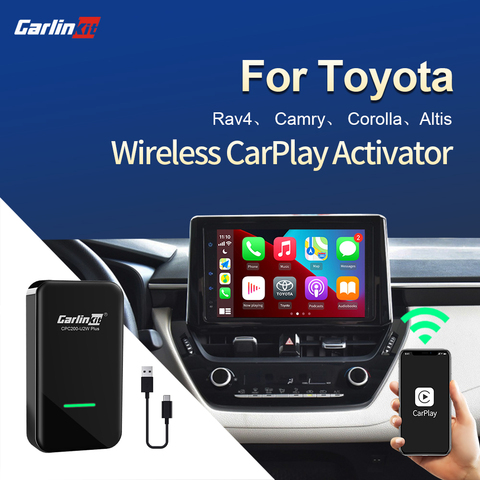 Carlinkit 2,0 CarPlay adaptador inalámbrico para Toyota Camry Rav4 Corolla Altis Levin FJCruiser corona Reiz Prius Vios Land Cruiser EZ ► Foto 1/6