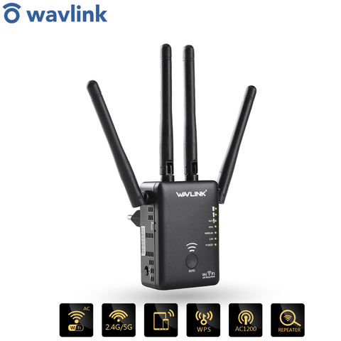 Repetidor Wifi De 1200Mbps, extensor De rango AC1200, potenciador De señal para  casa - AliExpress