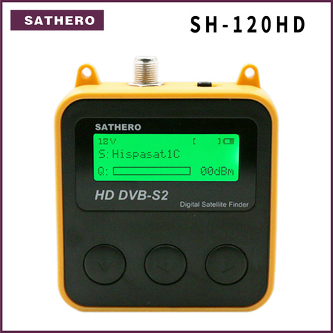 Sathero SH-120HD DVB-S2 de alta definición buscador digital por satélite portátil satélite de Metros libre se sentó los programas ► Foto 1/6