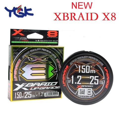 20 nuevo Original YGK X-BRAID X8 actualización PE 8 trenza pesca línea PE 150M 200M de alambre hecho en Japón ► Foto 1/3