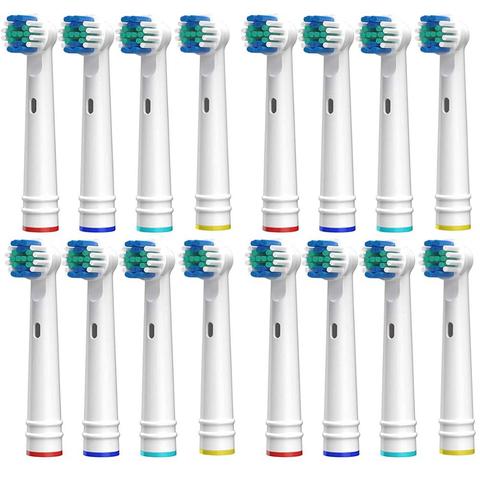 16 Uds limpieza precisa Vicks cabezas para Oral B Pro 1000, 1500, 3000, 5000, 6000, 8000, 9000 vitalidad triunfo 3D Excel y más… ► Foto 1/6