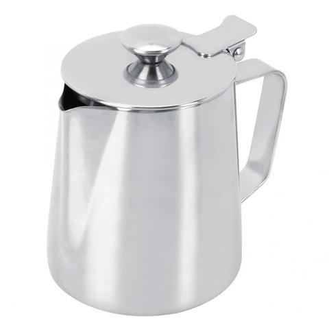 Jarra de acero inoxidable para café, jarra de café artesanal con tapa, tetera de café de Moka, 350ml ► Foto 1/6