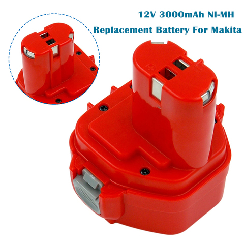 Batería de repuesto para la batería Makita 12V 3000mAh Ni MH recargable herramientas eléctricas de batería PA12 1220, 1222, 1235, 1233S 6271D L50 ► Foto 1/6