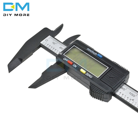 Calibrador Vernier Digital LCD de 0-150mm y 6 pulgadas, Micrómetro de regla de acero inoxidable de 150mm y 6 pulgadas ► Foto 1/6