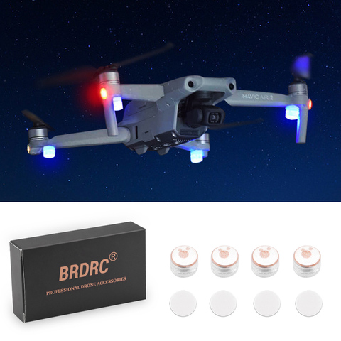 Universal vuelo de noche de luz LED para DJI Mavic aire Mini 2 2 Pro chispa Mavic 2 Pro Zoom Phantom 3 4 para DJ Drone accesorios de Kits ► Foto 1/6