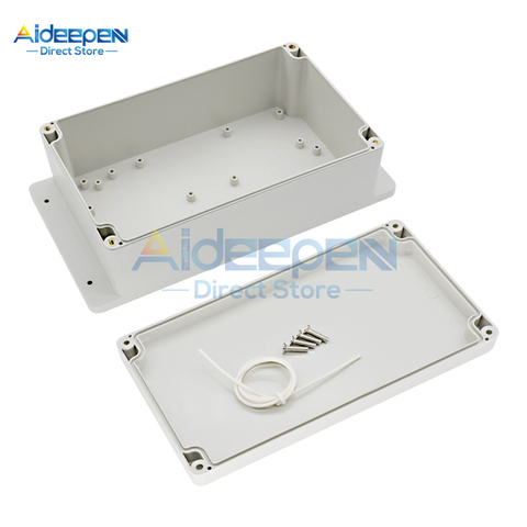 Caja de cierre a prueba de agua IP66 de 200x120x75mm, caja de plástico para proyectos de conexiones electrónicas para productos electrónicos PCB de 200x120x75mm ► Foto 1/6